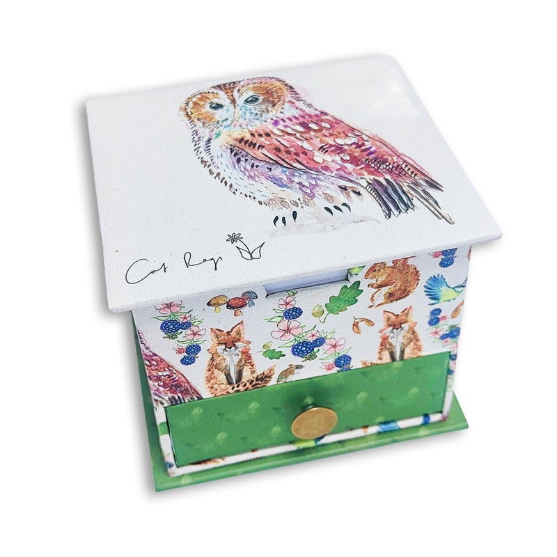 Woodland Animals Memo Cube