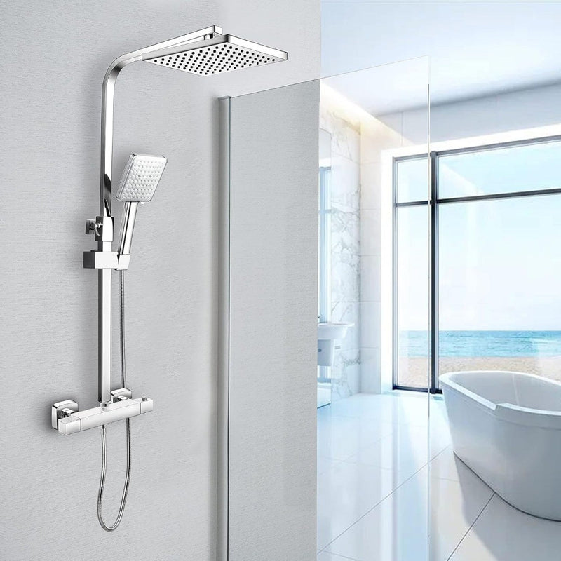 Chrome Thermostatic Shower System