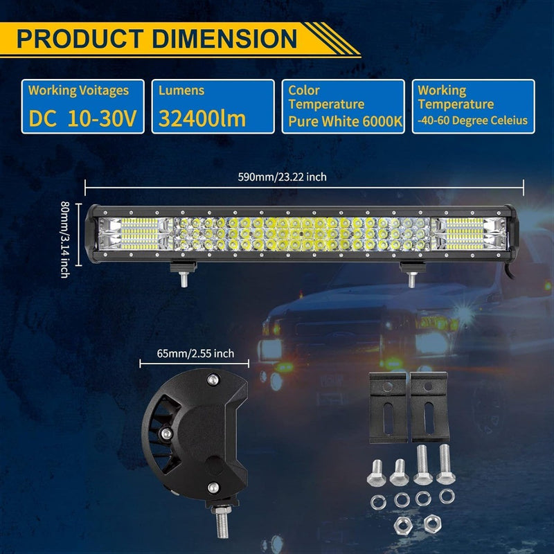 Willpower 23 Inch 324W Led Light Bar