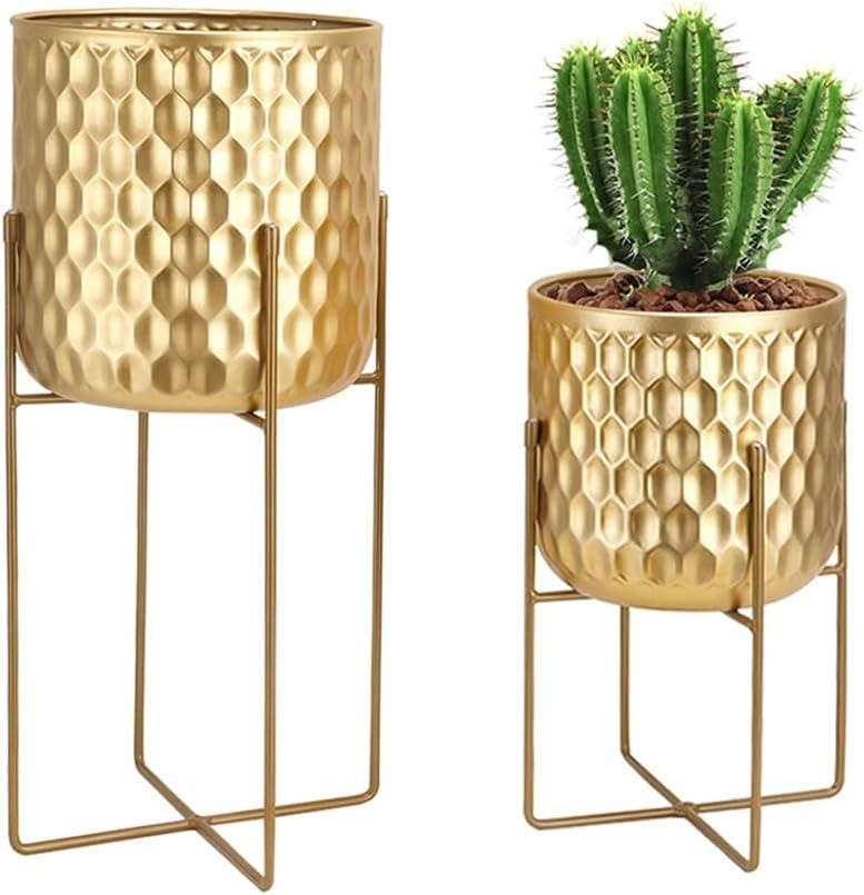 Metal Plant Pots 31cm and 45cm Flower Stand