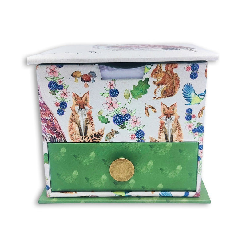 Woodland Animals Memo Cube