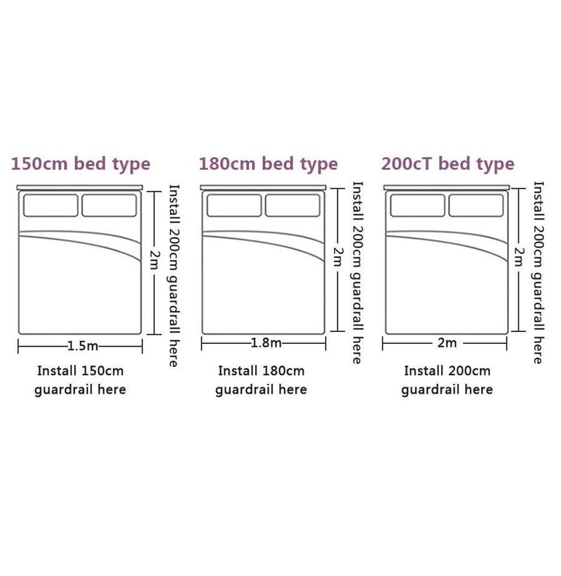 Folding Bed Rail Kid’s 1.5m Bed Guard