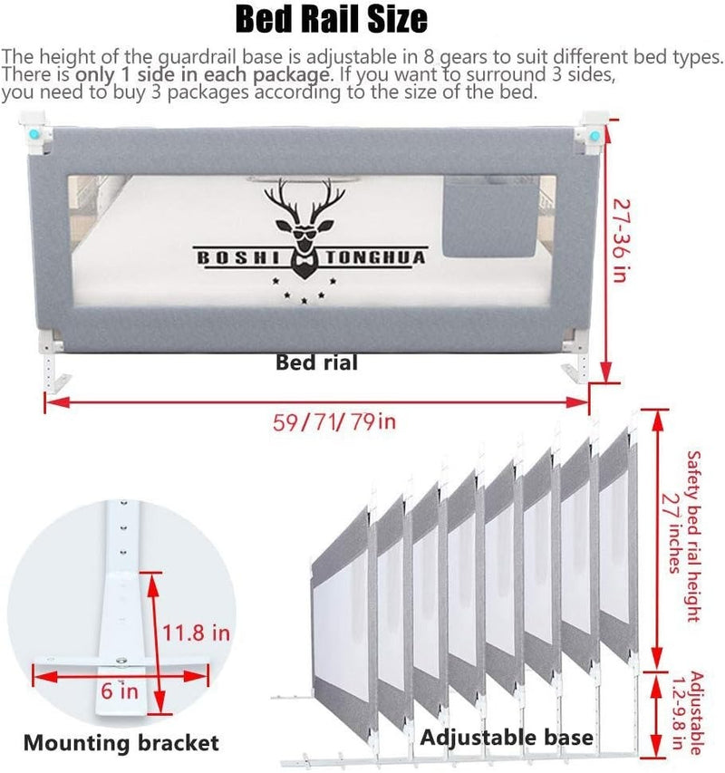 Folding Bed Rail Kid’s 1.5m Bed Guard