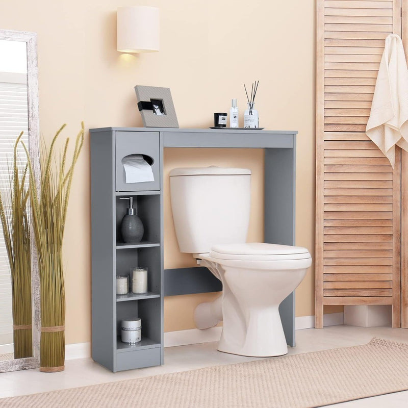 Over-The-Toilet Shelf Bathroom Storage Rack