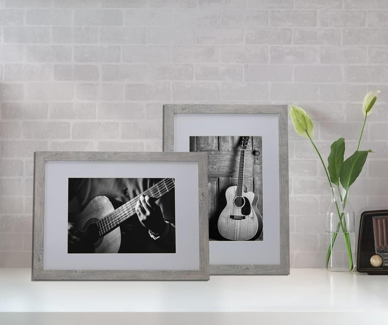 Wood Photo Frame set of 3 A3 Smoke Grey