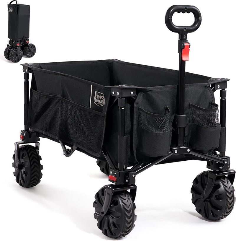 TIMBER RIDGE Festival Trolley Detachable Big Wheels