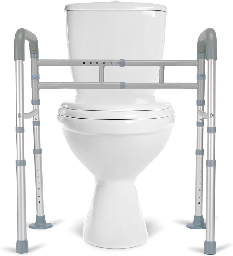 LandTale Toilet Safety Rails, Adjustable Toilet Rails