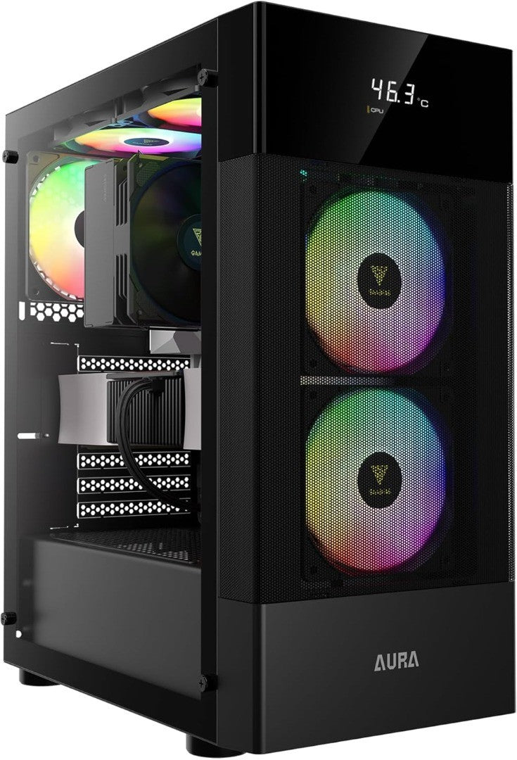 ATX Mid-Tower Gaming PC Case GAMDIAS AURA GC5