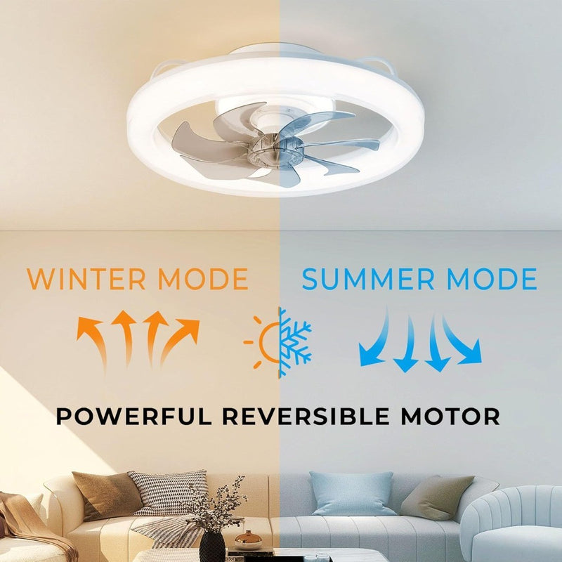 Smart Ceiling Fan White 20”