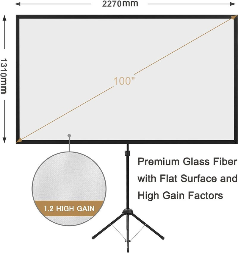 Projector Screen with Stand