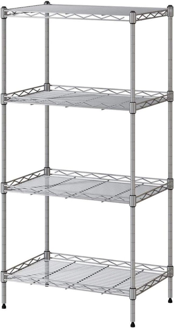 4 Tier Shelving Unit - 45x30x90cm - VOONEEN