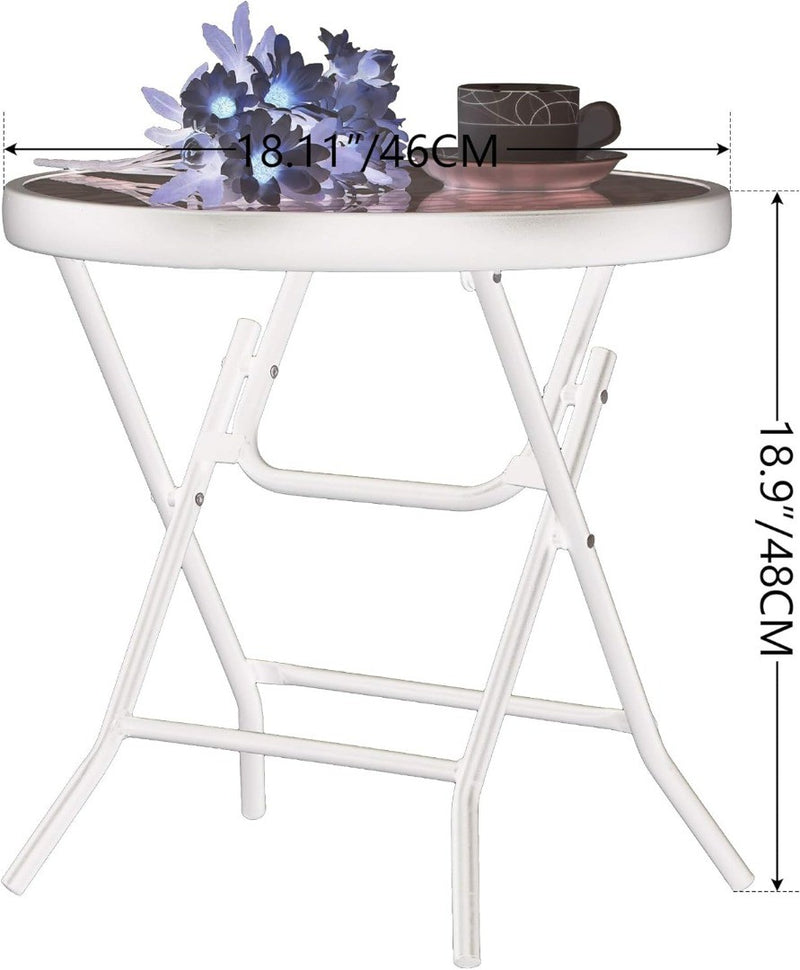 PHI VILLA Folding Side Table