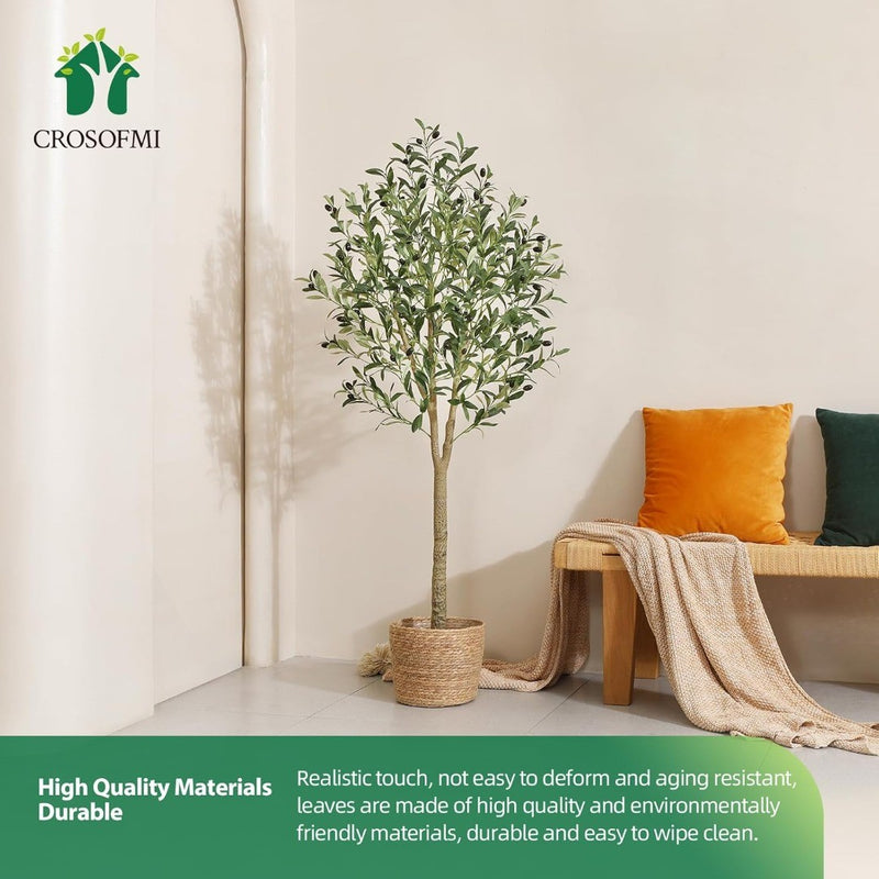 CROSOFMI Artificial Olive Tree