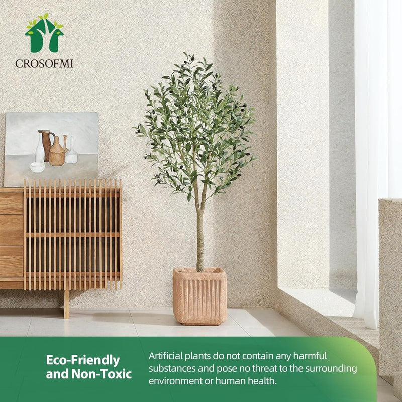 CROSOFMI Artificial Olive Tree