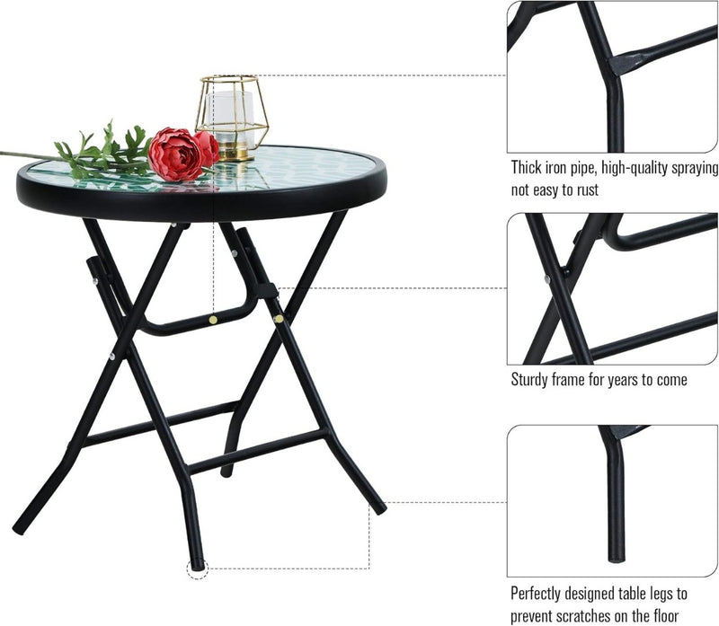 PHI VILLA Folding Side Table