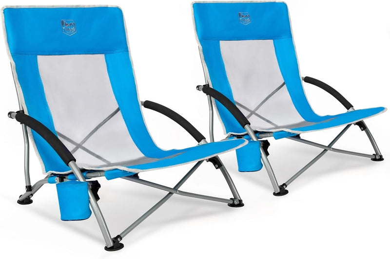 TIMBER RIDGE Low Camping Chair Set of 2