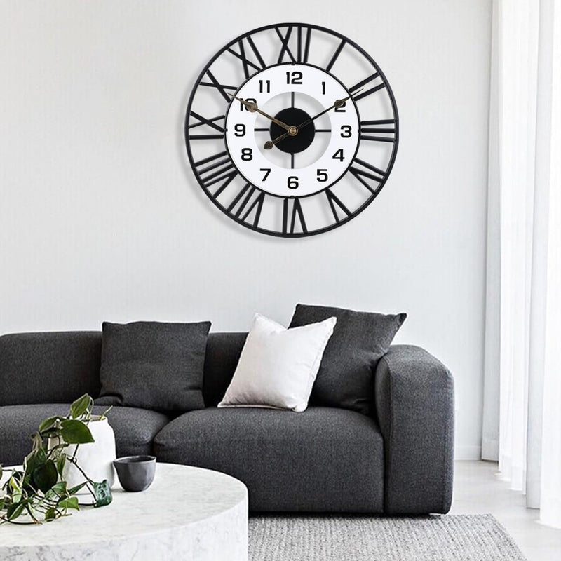 Wall Clock 16 Inch for Living Room Decor