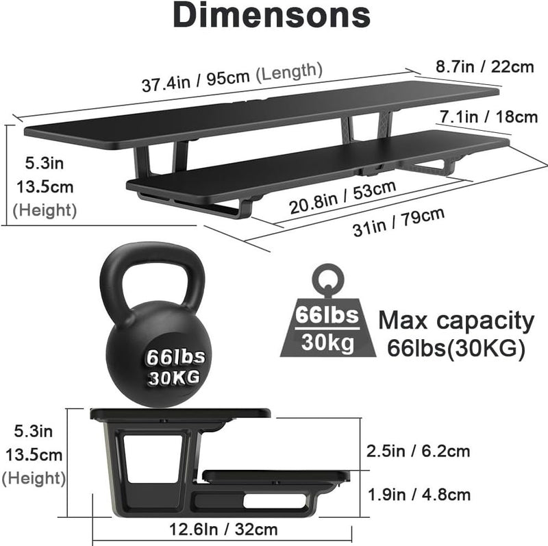 Dual Monitor Stand Riser