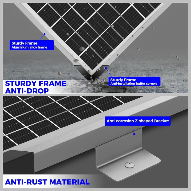 50W 12V Solar Panel Kit Monocrystalline