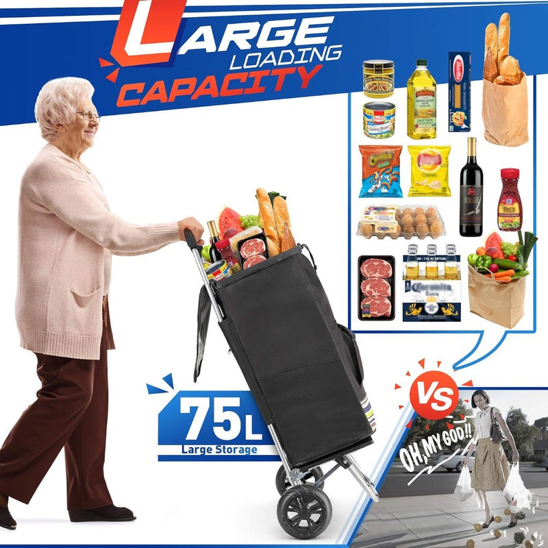 Wilbest 75L Shopping Trolley