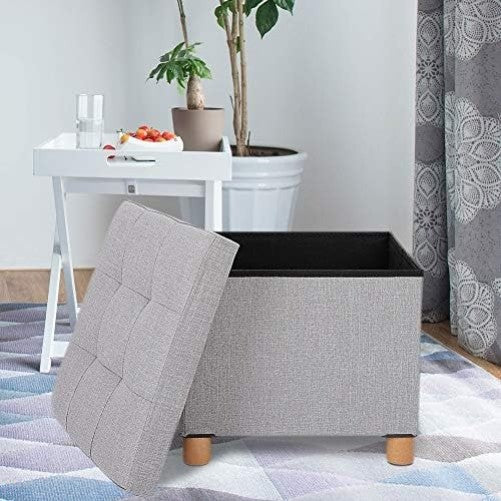 Square Ottoman Storage Box