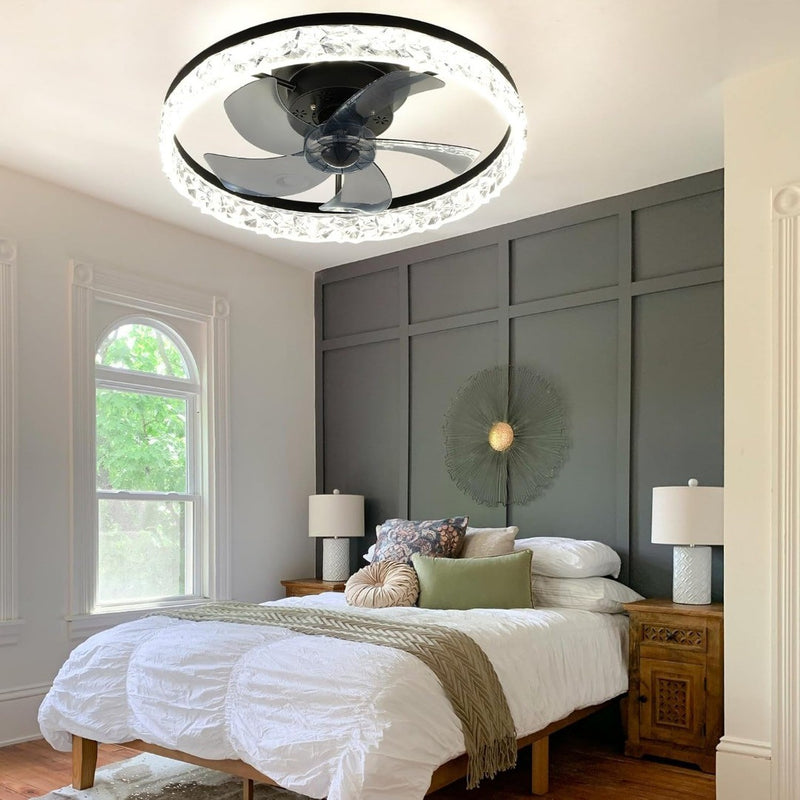 LED Light Ceiling Fan Chandelier