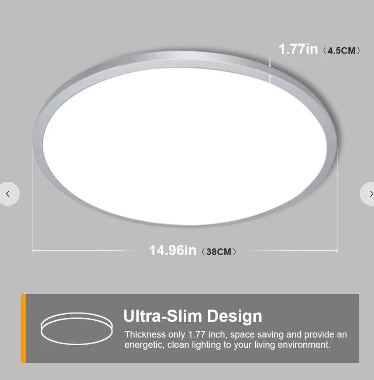 Depuley LED Ceiling Light 34W Grainy