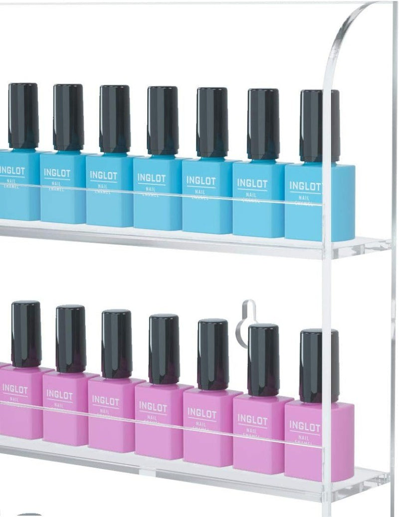 Acrylic Wall Mounted Nail Polish Display Stand