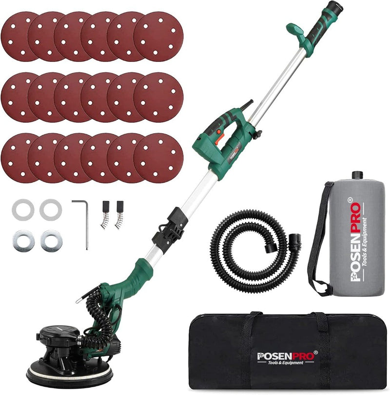 POSENPRO Drywall Sander, 810W 7A Electric Drywall Sander