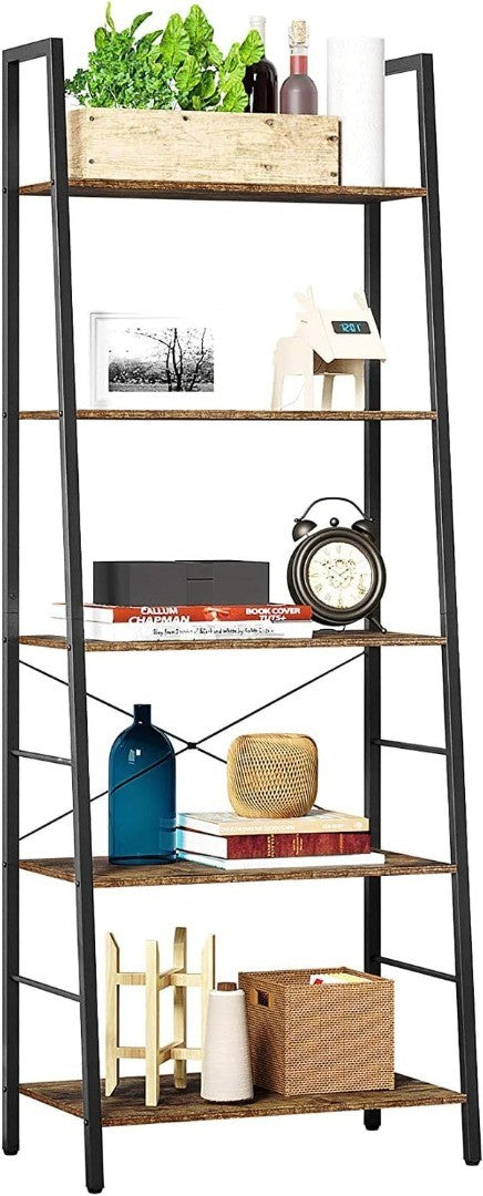 HOMEFORT Ladder Shelf, 5-Tier Bookshelf