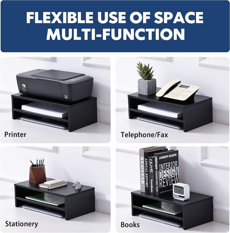 Monitor Stand 2 Tiers Computer Monitor Riser FITUEYES