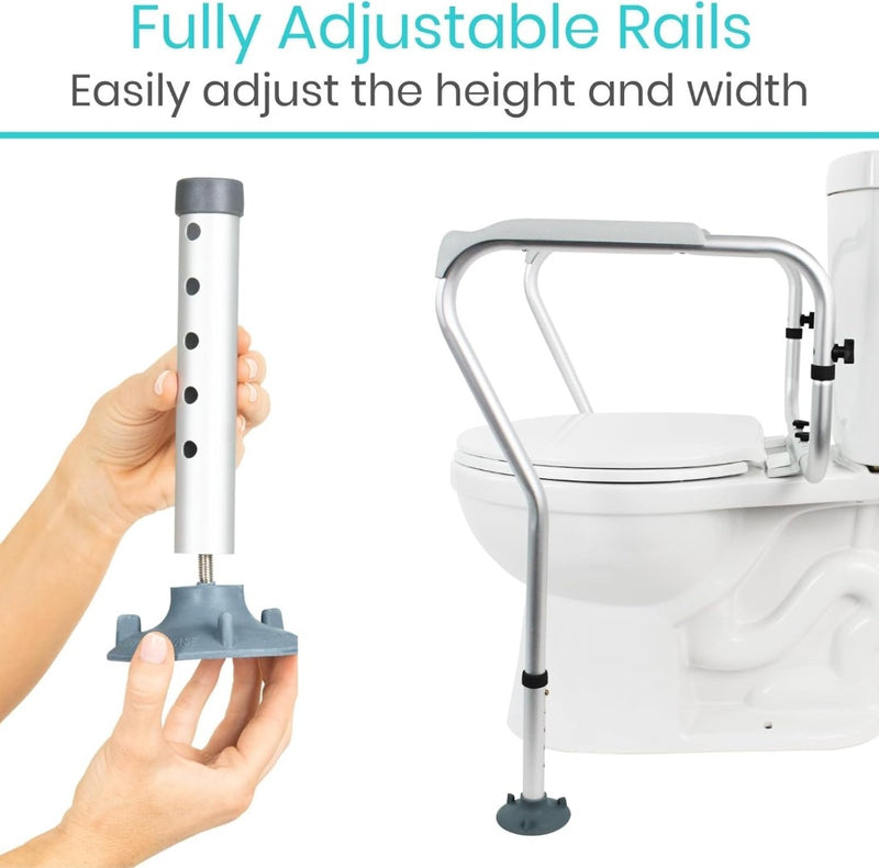 Vive Toilet Rail- Bathroom Safety Frame