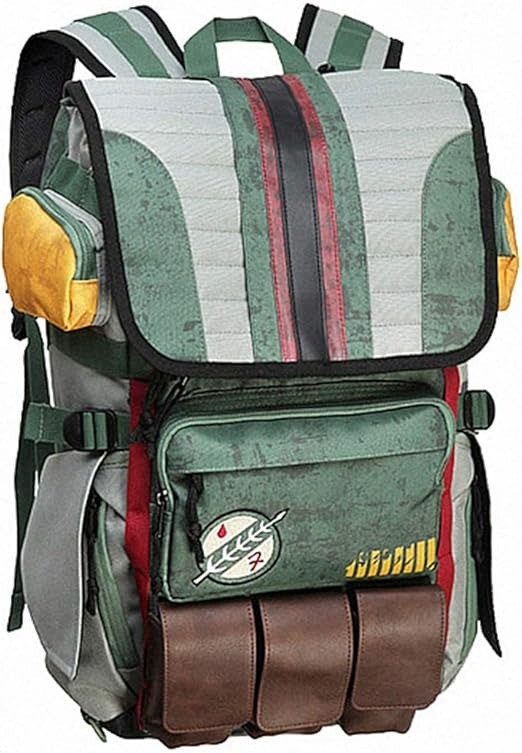 Star Wars Boba Fett Backpack 18" x 12" x 5"