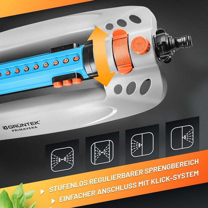 Oscillating Garden Sprinkler 462m2 Coverage