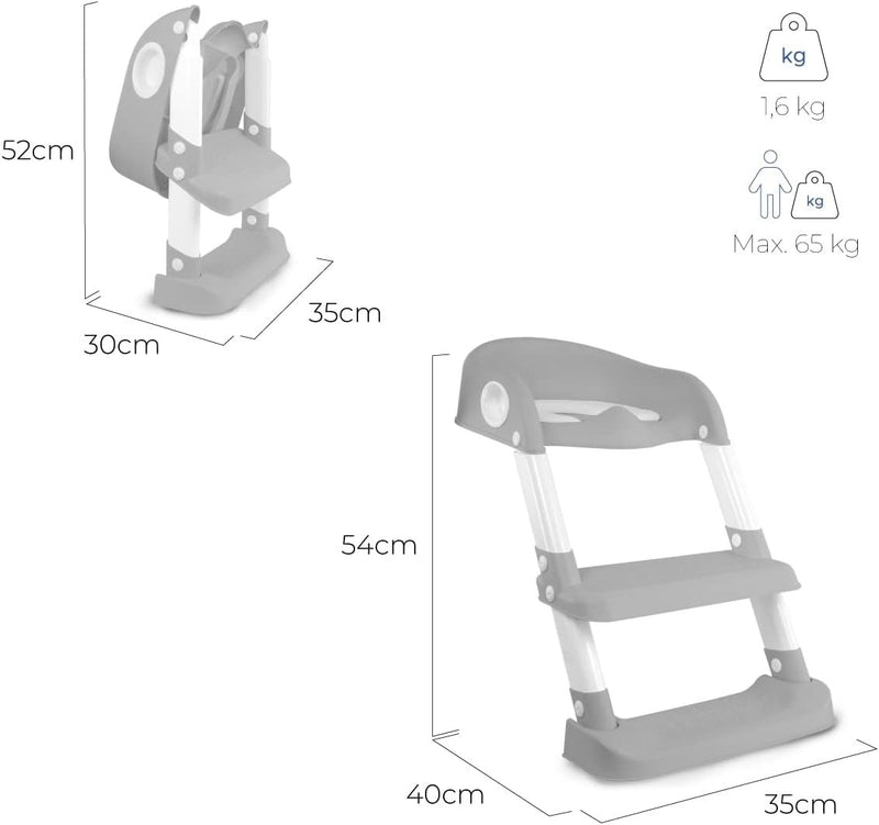 Adjustable Potty Ladder Seat for Toilet