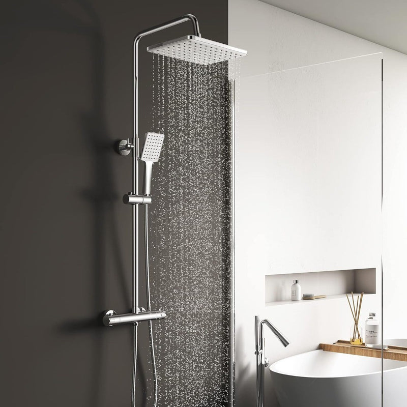 Shower Mixer Set Adjustable Height Shower System