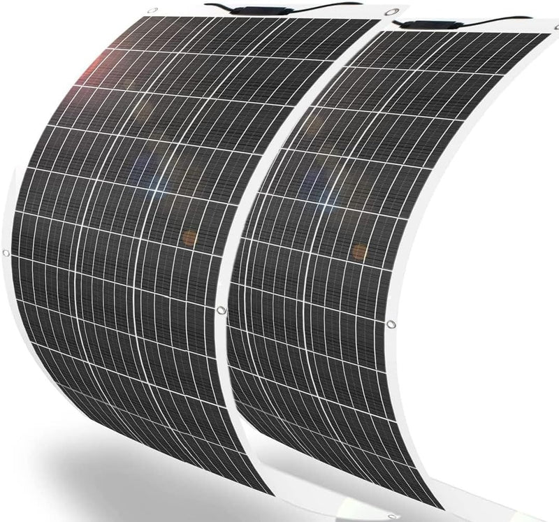 Flexible Solar Panels 2x 100W 24V/12V