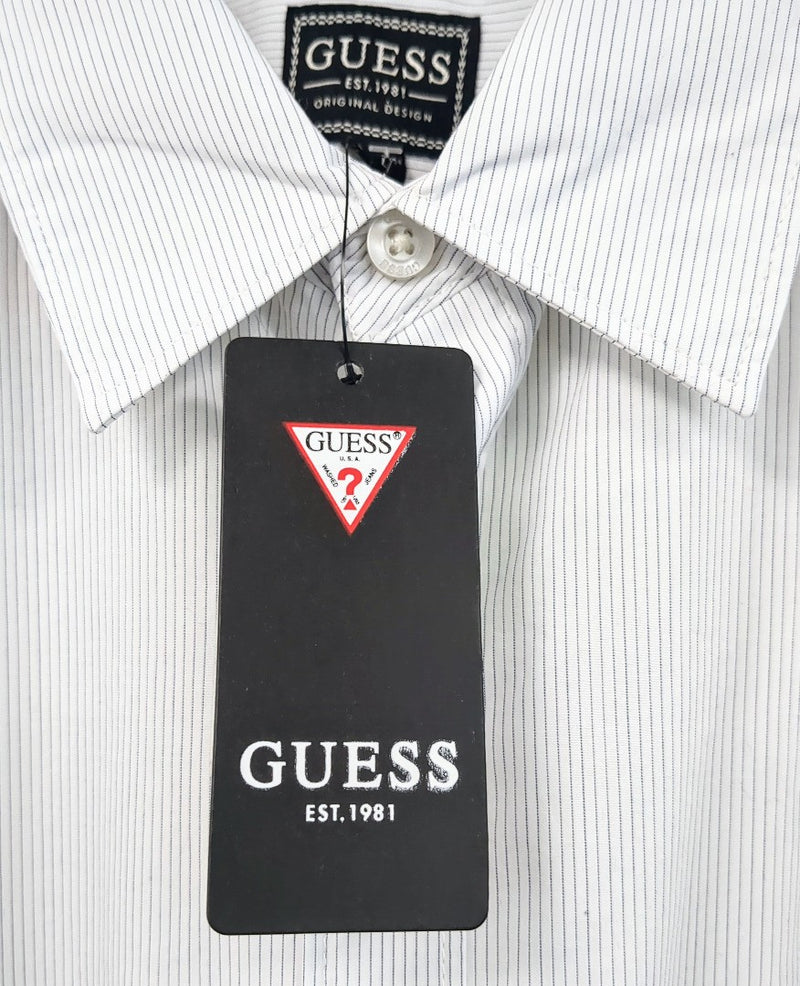 GUESS Men’s Pinstripe Shirt Size Large