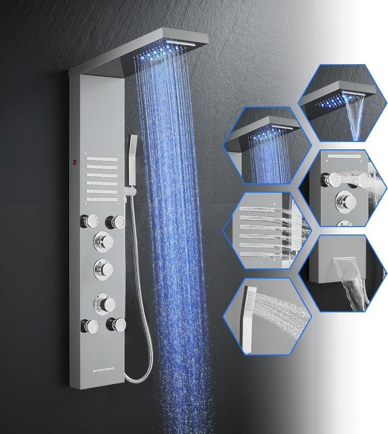 Thermostatic Shower Panel