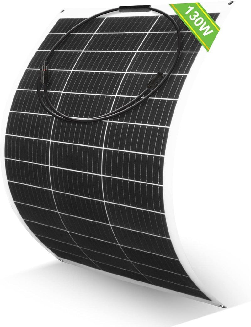 ECO-WORTHY 130W 12 Volt Super Flexible Monocrystalline Solar Panel