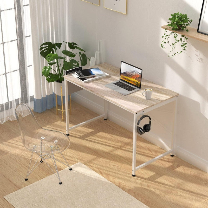 Writing Computer Desk Laptop Table White Oak