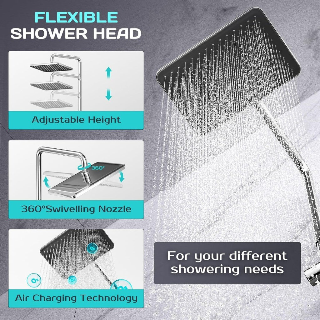 Thermostatic Shower Mixer Set,Thermostatic Shower System, 3 Types Hand