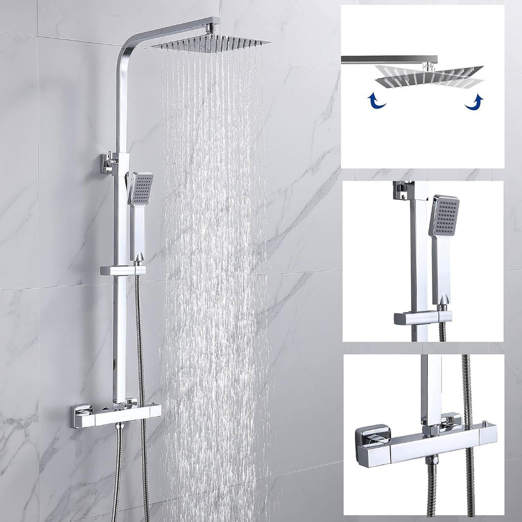 Thermostatic Shower Mixer Set Handheld Shower