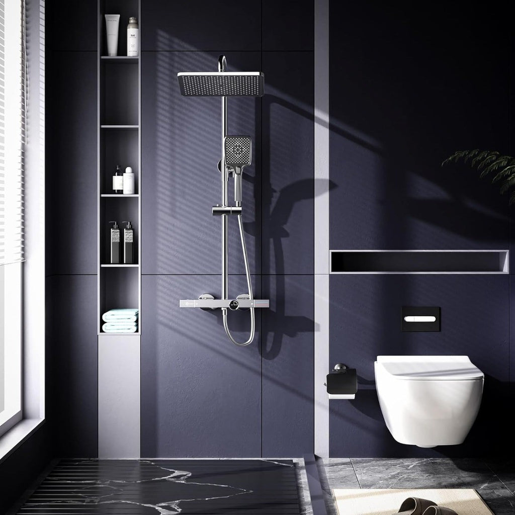 Thermostatic Shower Mixer Set,Thermostatic Shower System, 3 Types Hand