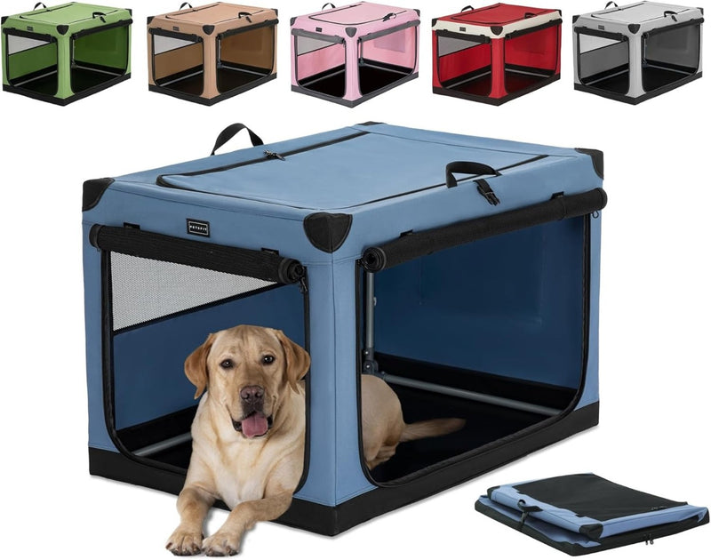 Portable Dog Crate, Adjustable Fabric Cove