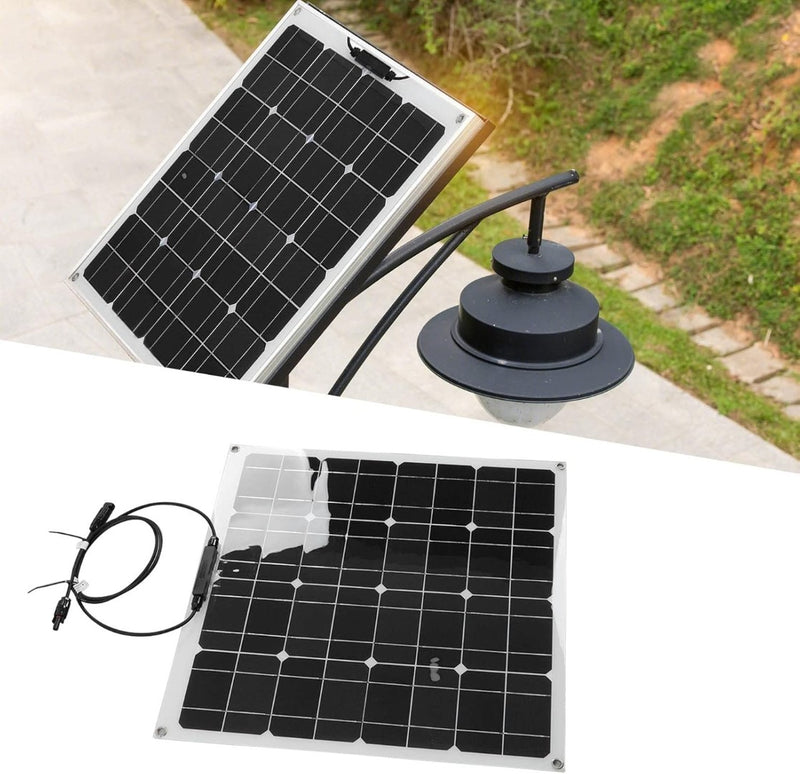 Flexible Solar Panel, Weatherproof  Foldable Solar Charging Cell, 50W