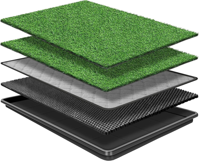 Dog Training Pads with tray Grass  60 x 90 cm