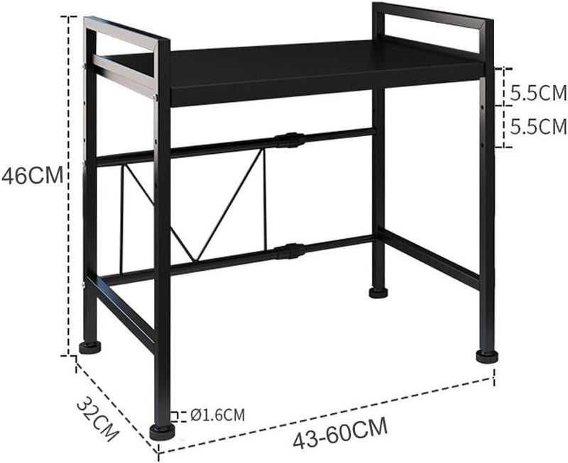 Extendable Microwave Oven Rack Load Shelf Stand