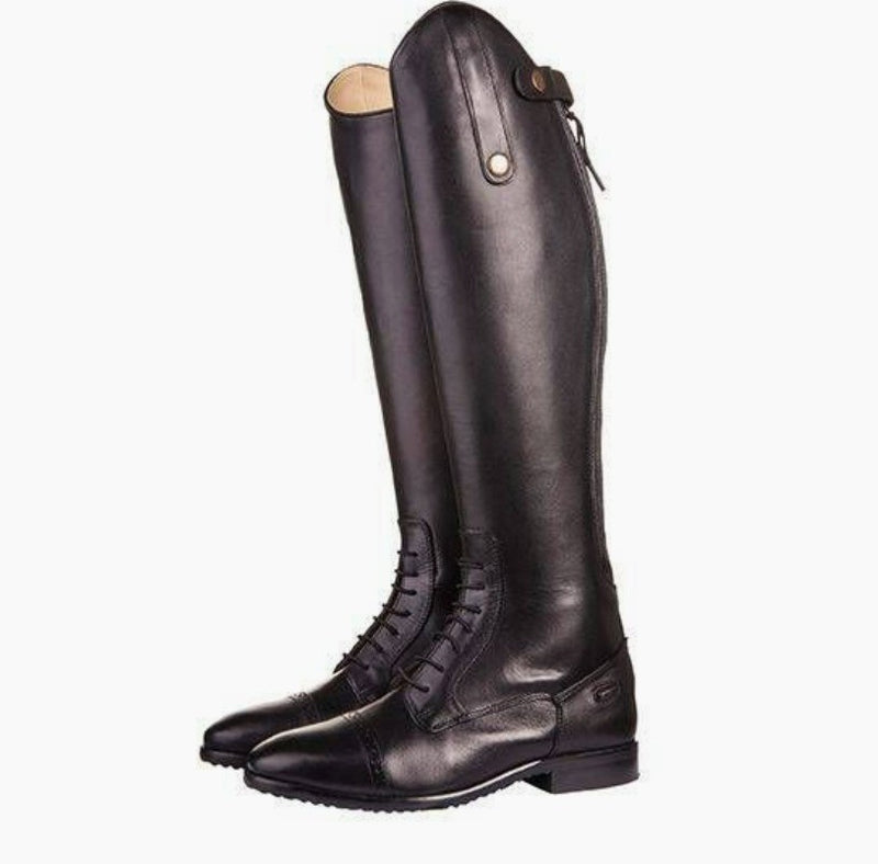 HKM Riding boots -  Valencia Boots Size EU 36/UK 3 Calf 27.5" Black Leather