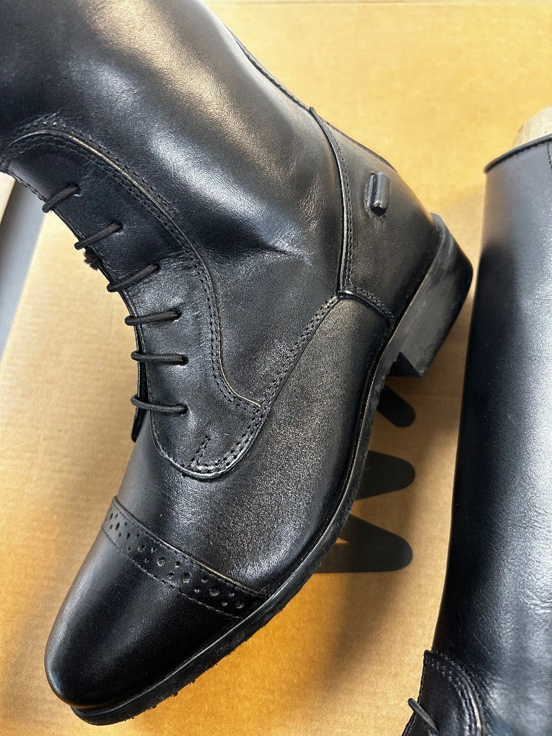 HKM Riding boots -  Valencia Boots Size EU 36/UK 3 Calf 27.5" Black Leather